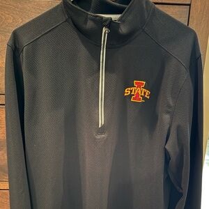 Sport-Tek Iowa State Black Pullover/Q-Zip